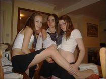 Excited Skinny Nude Babe